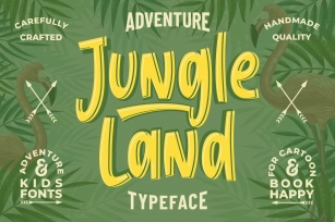 Jungle Land - Kids Typeface Font Download