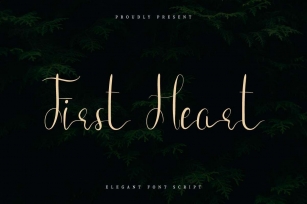First Heart Font Download