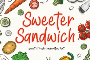Sweeter Sandwich Handwritten Font Font Download