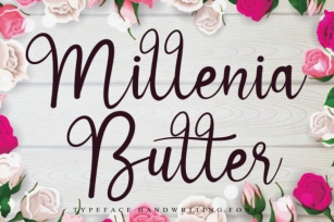 Millenia Butter Font Download