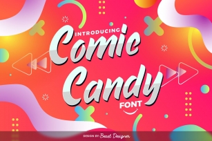 Comic Candy - Script Handwritten Font Font Download