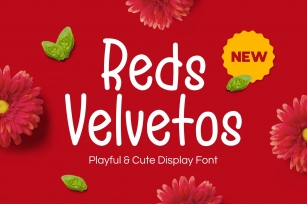 Reds Velvetos - Playful & Cute Font Font Download