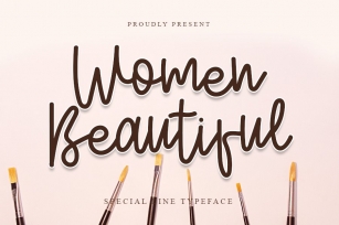 Women Beautiful - Smart Line Font Font Download