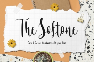Softone - Casual Handwritten Font Font Download