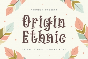 Origin Ethnic - Display Font Font Download