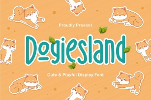 Dogiesland - Cute & Playful Font Font Download