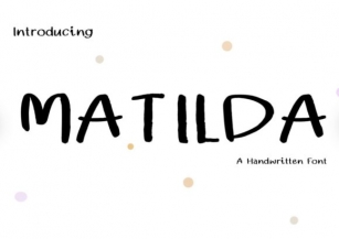 Matilda Font Download