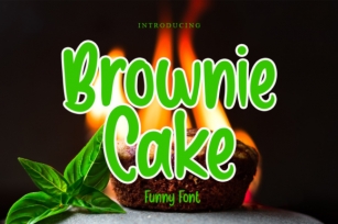 Brownie Cake Font Download