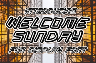 Welcome Sunday Font Download