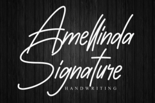 Amellinda Signaturere Font Download