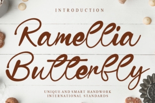 Ramellia Butterfly Font Download
