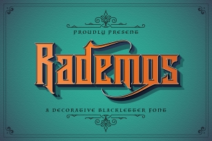 Rademos - Blackletter Font Font Download