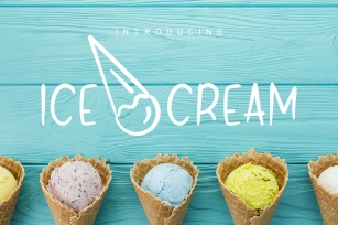 Brush Font and Ice Cream Pack Font Download