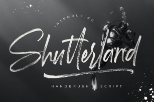 Shutterland Handbrush Script Font Download