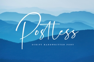 Postless - Script Handwritten Font Font Download