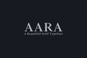 Aara Serif Font Family Font Download