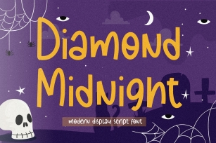 Diamond Midnight Modern Display Script Font Font Download