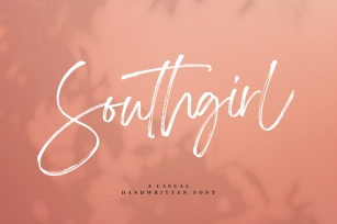 Southgirl Handwritten Font Font Download