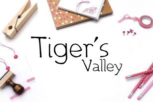 Tiger's Valley Handwritten Font Download