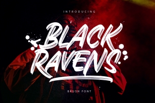 Black Ravens - Dry Brush Font Download