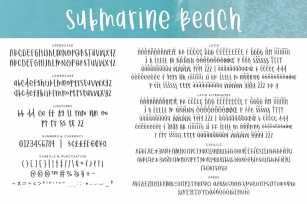 Submarine Beach Font Download