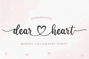 Dear Heart - Lovely Script Font Download