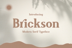 Brickson - Elegant Modern Serif Font Download