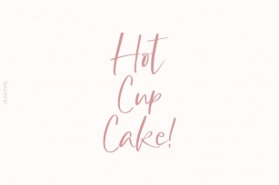 Hot Cup Cake Font Download