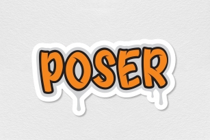Poser // 4 Styles Font Download