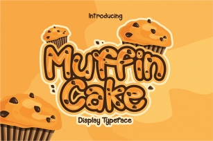 Muffin Cake | Display Font Font Download