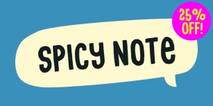 Spicy Note Font Download
