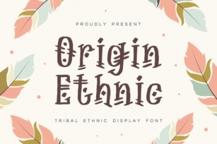 Origin Ethnic Font Download