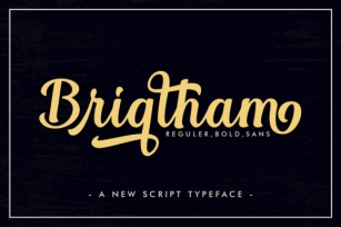 Brigtham Font Download