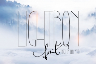 Lightbon Modern Script Font Font Download