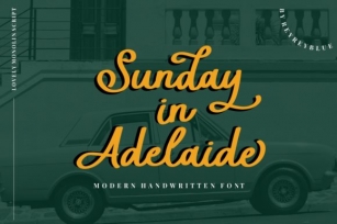Sunday in Adelaide Font Download