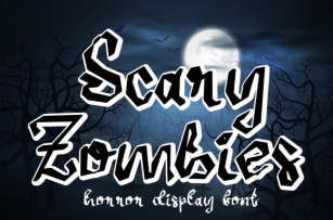 Scary Zombies Font Download