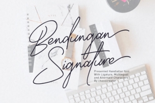Bendungan Signature Font Download