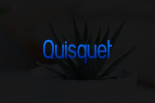 Quisquet Font Download