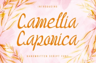 Camellia Caponica Font Download