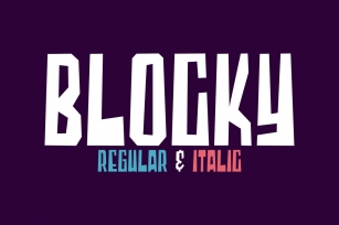 Blocky Font Download