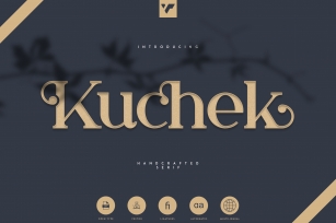 Kuchek - Handcrafted Serif Font Font Download