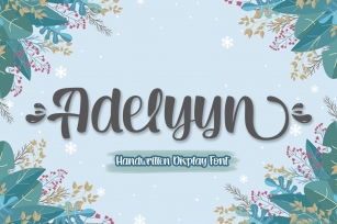 Adelyyn Display Font Font Download