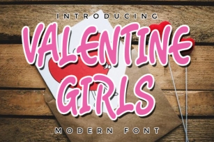 Valentine Girls Font Download