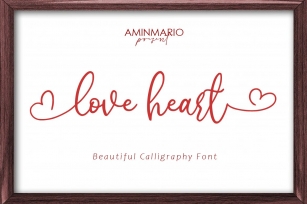 love heart Font Download