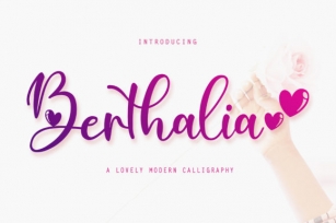 Berthalia Font Download