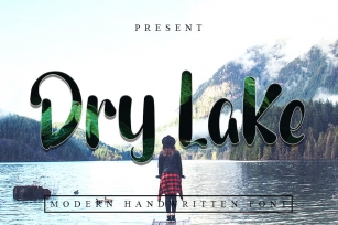 Dry Lake - Modern Typeface Font Font Download