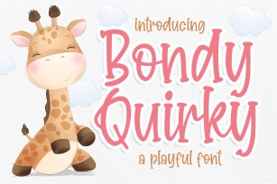 Bondy Quirky Playful Font Font Download