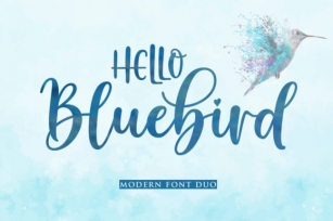 Hello Bluebird Font Download