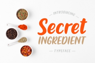 Secret Ingredient Font Download