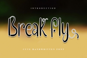 Break Fly Font Download